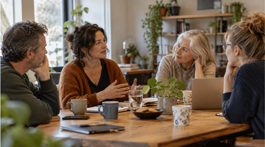 lotgenoten in gesprek